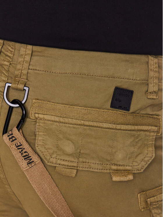 Alpha Industries Alpha Industries Szövet rövidnadrág Utility 116213 Bézs Slim Fit