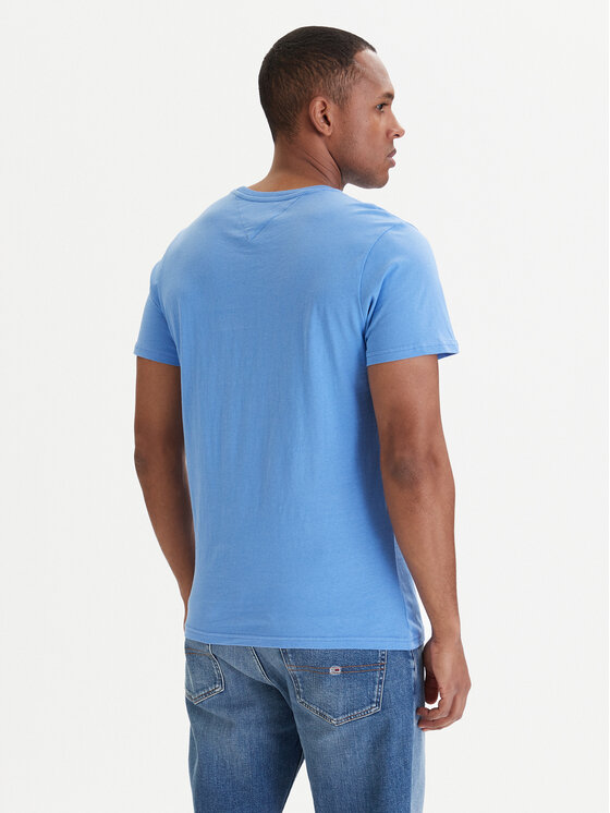 Tommy Jeans Tommy Jeans Póló DM0DM20740 Kék Slim Fit