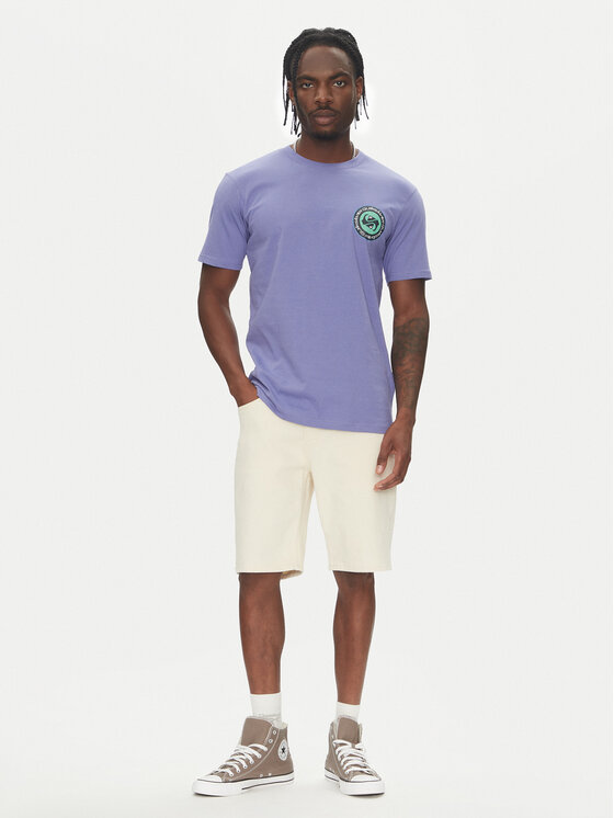 Quiksilver Quiksilver T-Shirt Circle Back Ss EQYZT08054 Violett Regular Fit