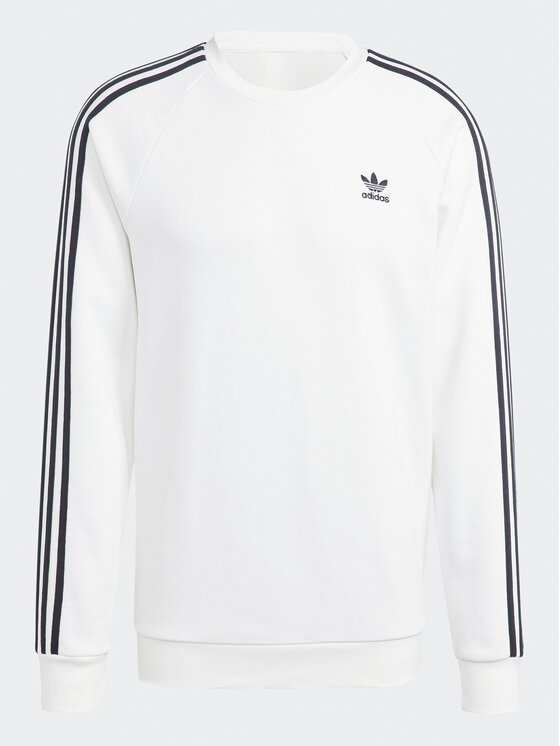 adidas adidas Majica dugih rukava Adicolor Classics 3-Stripes Crew Sweatshirt IA4862 Bijela Regular Fit