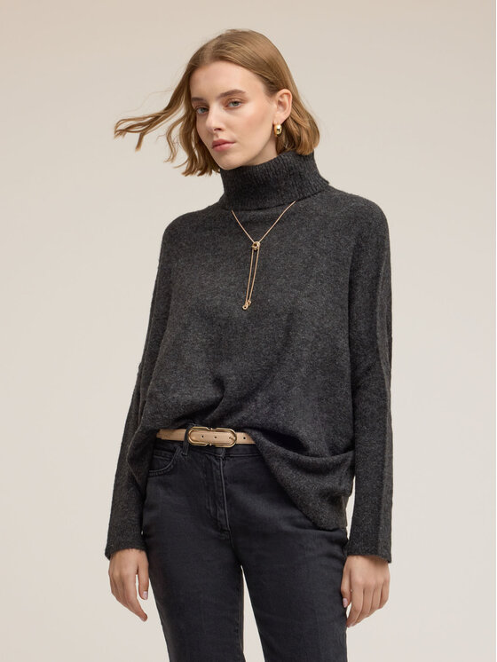 Motivi Motivi Cardigan M252E101822N023 Grigio Over Fit