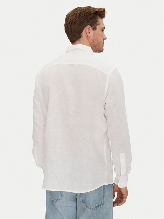 Calvin Klein Calvin Klein Πουκάμισο K10K114488 Λευκό Regular Fit