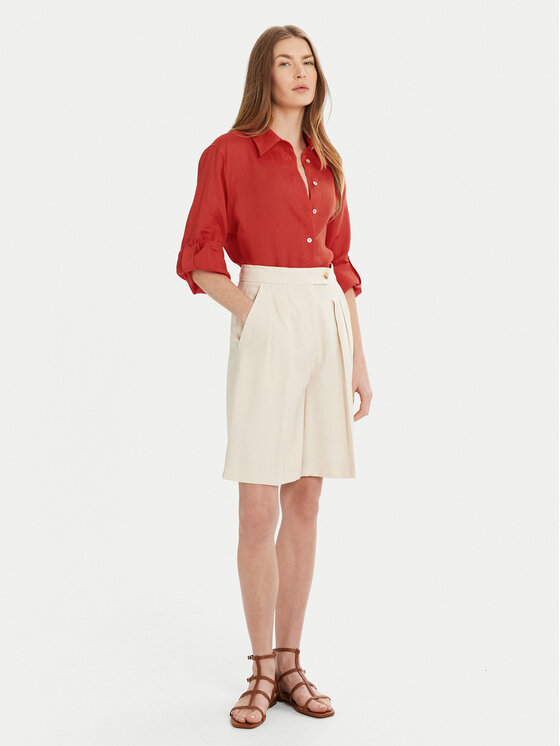 Marella Marella Camicia Ixie 2513111084 Rosso Regular Fit