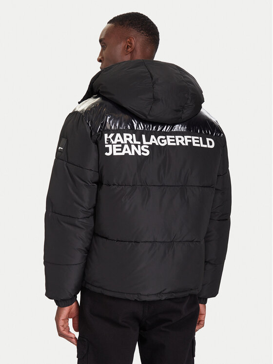 Karl Lagerfeld Jeans Karl Lagerfeld Jeans Zimní bunda A4M15031 Černá Regular Fit