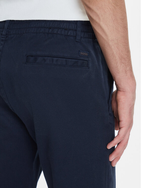 BOSS BOSS Pantaloni chino Sanderson-L-2 50542986 Blu scuro Regular Fit