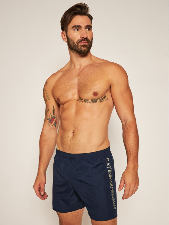EA7 Emporio Armani EA7 Emporio Armani Szorty kąpielowe 902035 CC720 6935 Granatowy Regular Fit