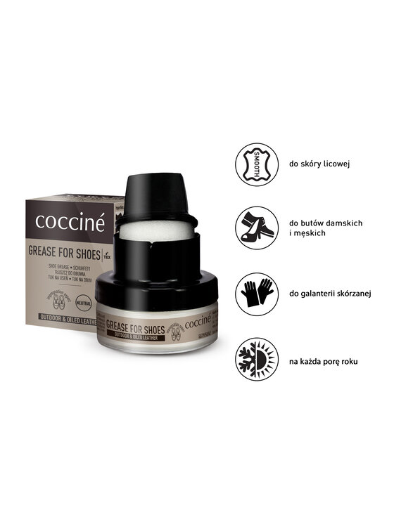 Coccine Coccine Wosk do obuwia Grease For Shoes 55/29/50/02/Z/v4 Czarny