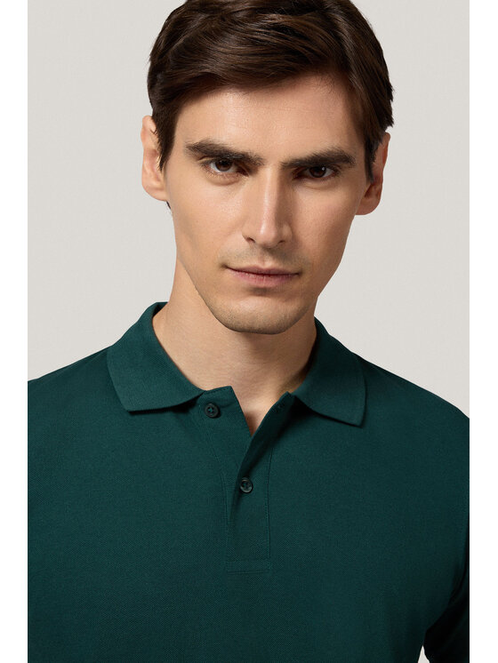 Próchnik Próchnik Polo PM5 PO073125000016 Zielony Regular Fit
