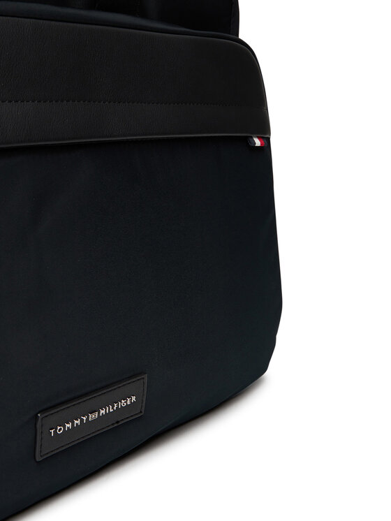 Tommy Hilfiger Tommy Hilfiger Torba na laptopa Th Nylon Workbag AM0AM13619 Czarny