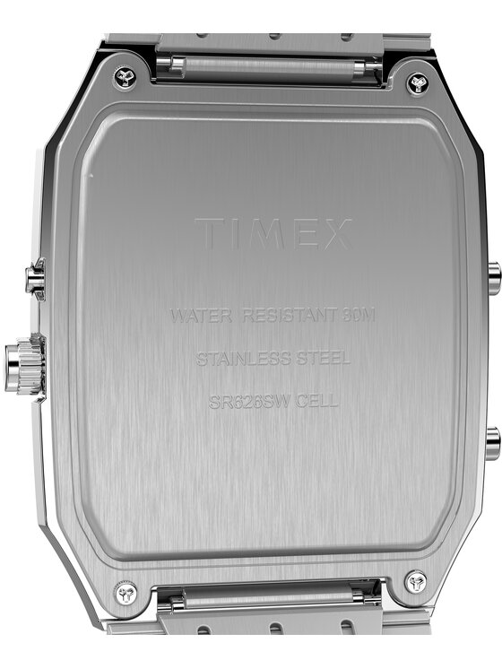 Timex Timex Zegarek TW2Y05900 Srebrny