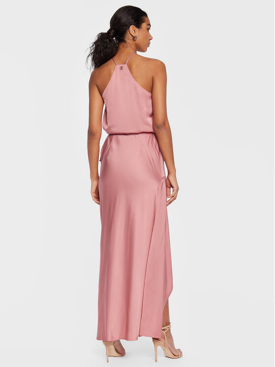 TWINSET TWINSET Sukienka koktajlowa 231TP2430 Różowy Regular Fit