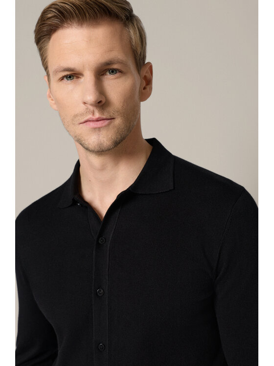 Lancerto Lancerto Polo Patrizio SW073126000002 Czarny Regular Fit
