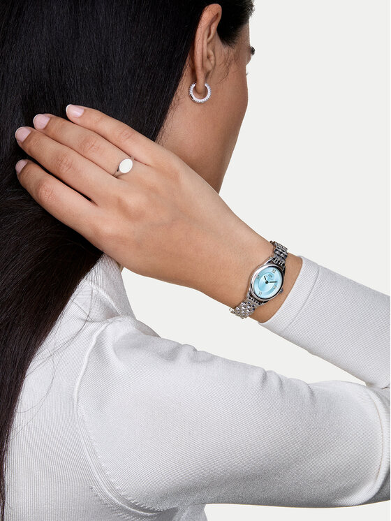 Daniel Wellington Daniel Wellington Zegarek Ophelia Mini 22 DW00100809 Srebrny