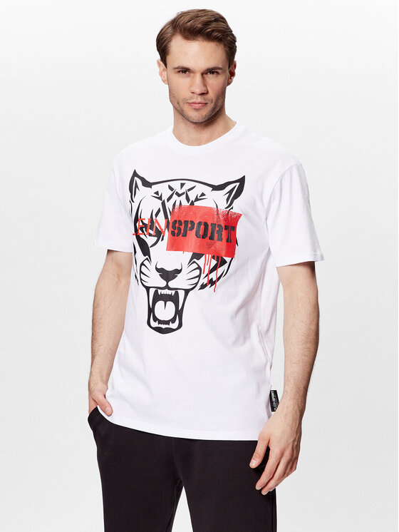 Plein Sport Plein Sport T-särk SACC MTK6029 SJY001N Valge Regular Fit