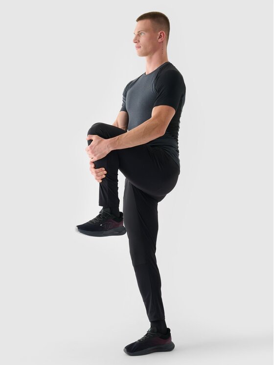 4F 4F Funkčné tričko 4FWAW24TFTSM0955-20M Čierna Slim Fit