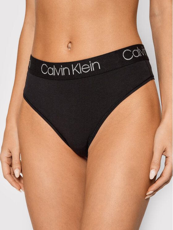 Calvin Klein Underwear Tangice 000QD3754E Črna