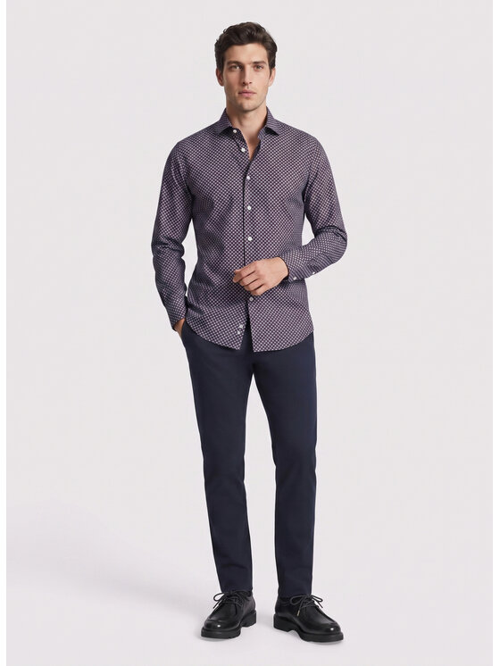 Pako Lorente Pako Lorente Koszula P26WF-1X-031 Brązowy Slim Fit