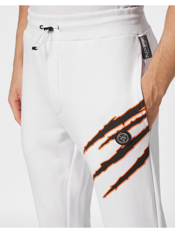 Plein Sport Plein Sport Joggery 351 Biały Jogger Fit