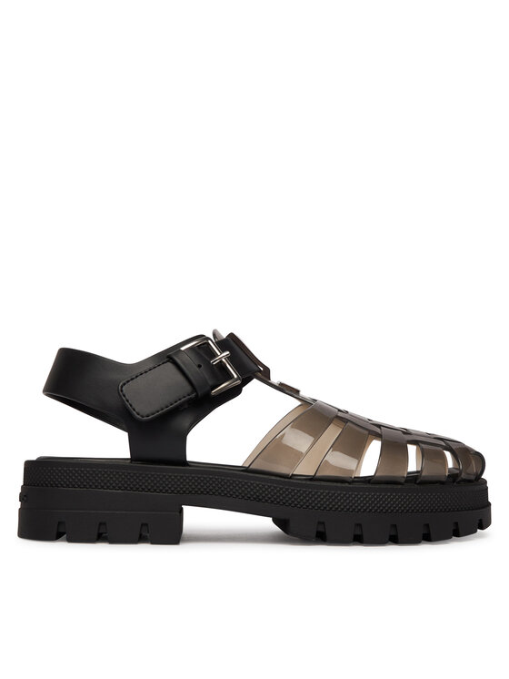 Tommy Jeans Sandale Jelly Chunky Cleat Fisherman EN02949 Negru