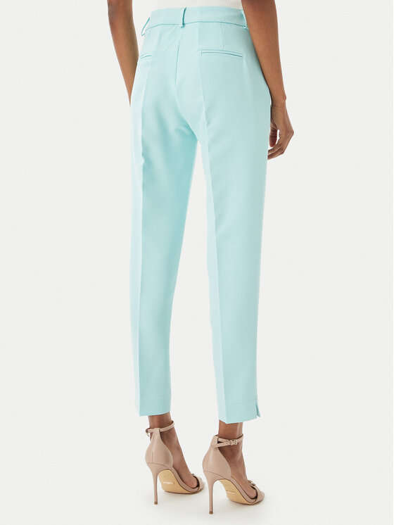 Maryley Maryley Pantaloni di tessuto 26EB52Z/43AC Turchese Regular Fit