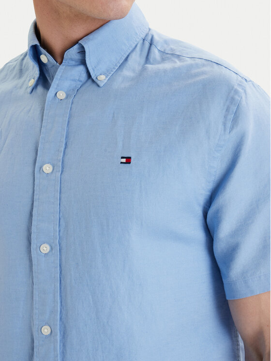 Tommy Hilfiger Tommy Hilfiger Košile MW0MW42450 Modrá Regular Fit