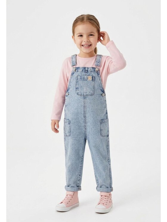 minoti minoti Jeansy 32DUNG101 Niebieski jasny Loose Fit