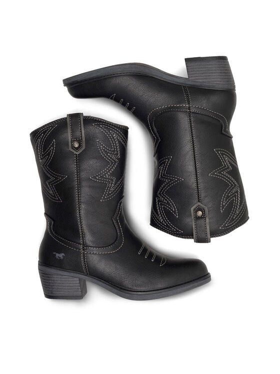 Mustang Mustang Cowboystiefel 1478-503 Schwarz