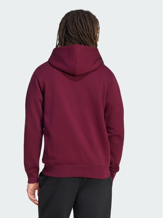 adidas adidas Džemperis ar kapuci Trefoil Essentials KW5048 Bordo Regular Fit