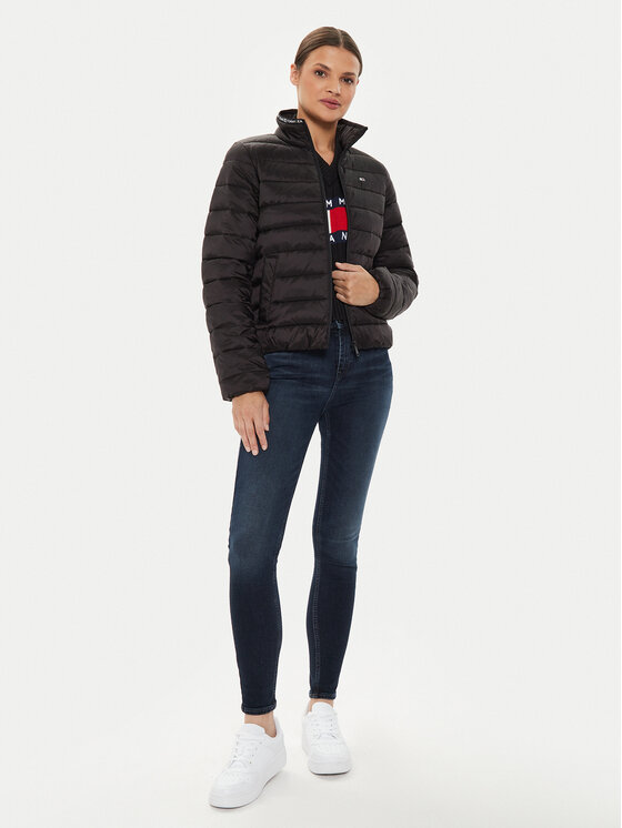 Tommy Jeans Tommy Jeans Geacă din puf DW0DW17746 Negru Regular Fit