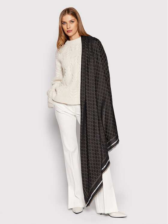 Calvin Klein Calvin Klein Tuch Monogram Jacquard Scraf K60K608779 Grau