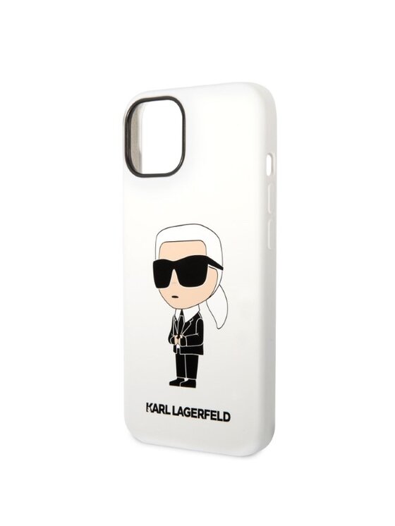 KARL LAGERFELD KARL LAGERFELD Etui na telefon iPhone 14 Plus Biały