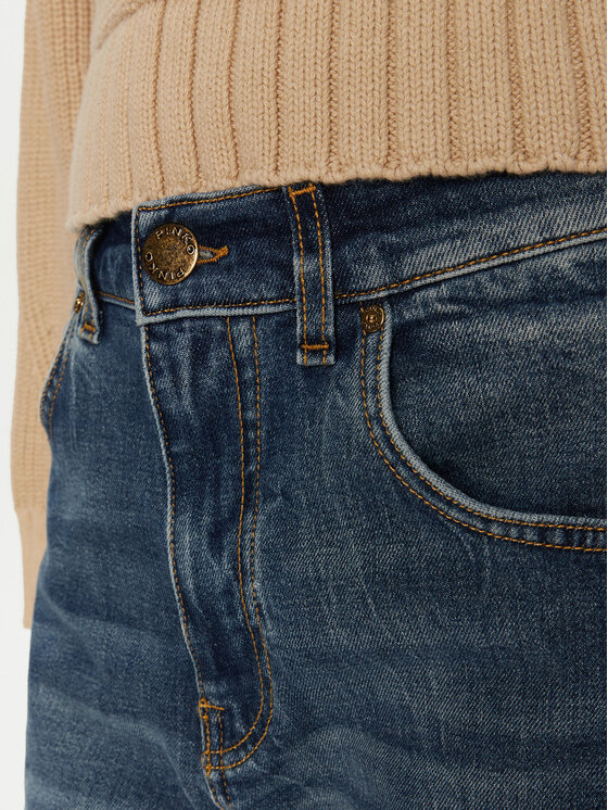 PINKO PINKO Jeans hlače Wanda 102915 A1LQ Mornarsko modra Regular Fit