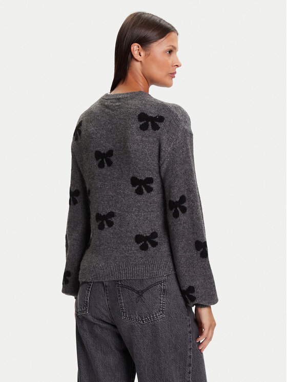 ONLY ONLY Pulover Bora 15360712 Gri Regular Fit