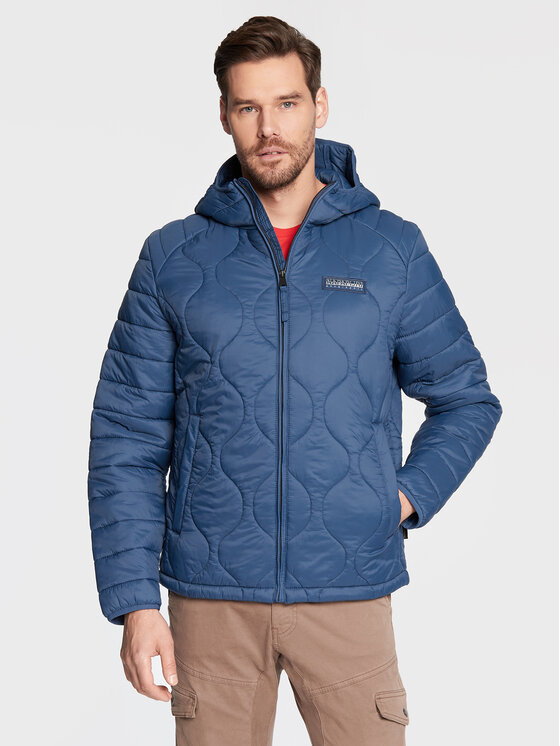 Napapijri Napapijri Prehodna jakna A-Morgex NP0A4GJI Modra Regular Fit