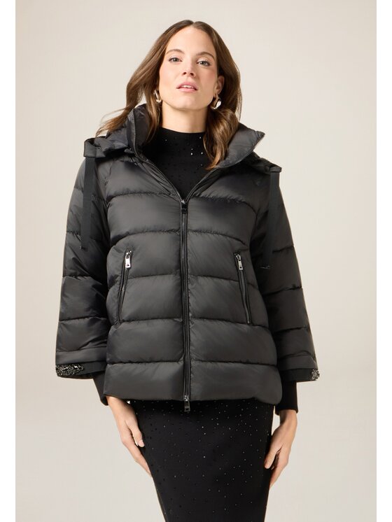 Oltre Oltre Giubbotto piumino F000J000210N033 Nero Boxy Fit