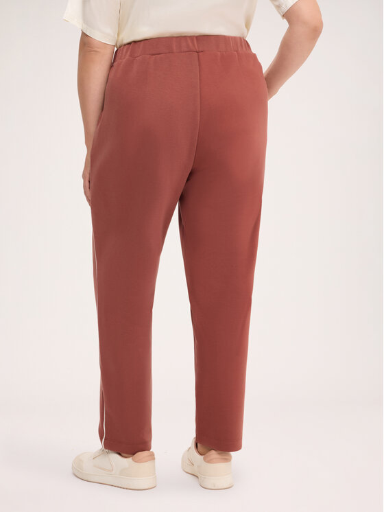 Fiorella Rubino Fiorella Rubino Spodnie materiałowe P057L002609N037 Brązowy Slim Fit