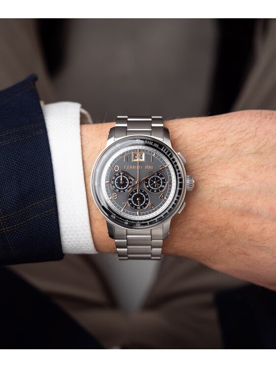 Cerruti 1881 Cerruti 1881 Zegarek Cerruti-CIWGI0084607 Srebrny