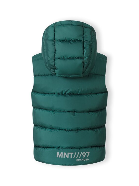 MINOTI MINOTI Kamizelka 19gilet43 Zielony Regular Fit