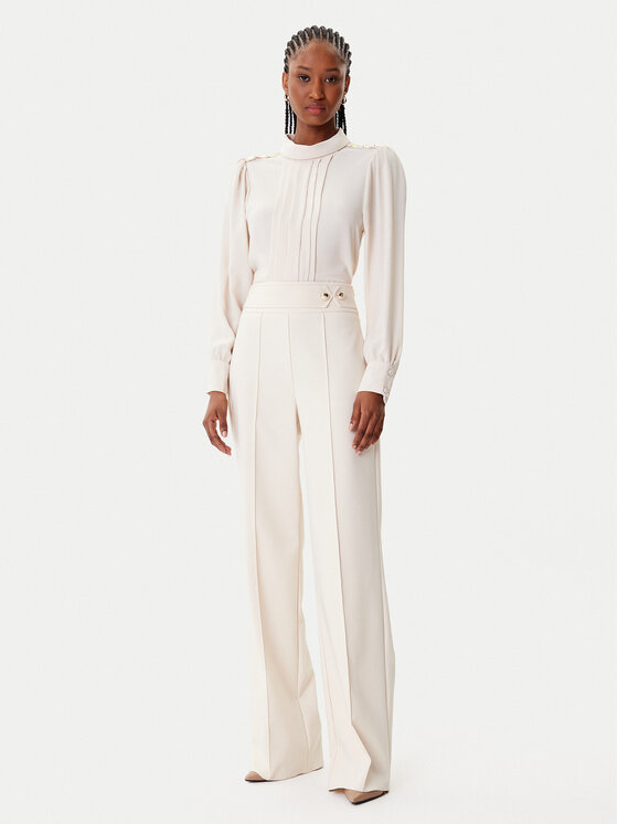 Artigli Artigli Blúz ACBL003228 Ekru Regular Fit