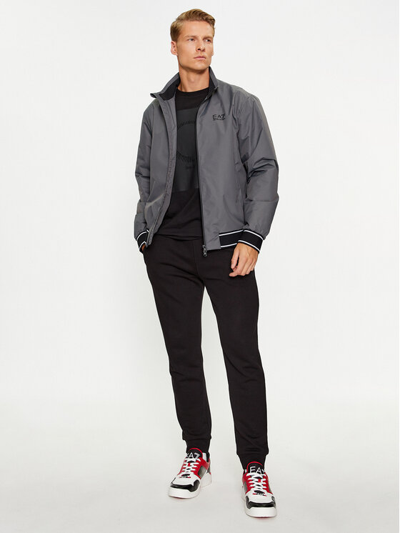 EA7 Emporio Armani EA7 Emporio Armani Kurtka bomber 6RPB07 PN27Z 1977 Szary Regular Fit