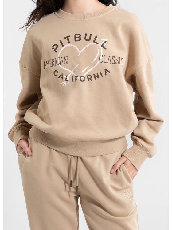 PITBULL PITBULL Bluza MANZANITA HEART Beżowy Regular Fit