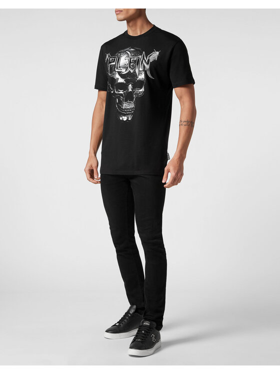 PHILIPP PLEIN PHILIPP PLEIN Tričko 1239 Čierna Regular Fit