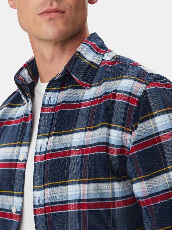 Tommy Jeans Tommy Jeans Риза DM0DM23615 Тъмносин Regular Fit