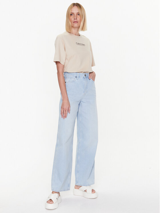 Calvin Klein Calvin Klein Džinsai K20K205606 Mėlyna Relaxed Fit