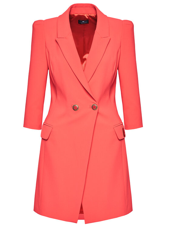 Elisabetta Franchi Elisabetta Franchi Koktejlové šaty AB-055-06E3-V499 Ružová Slim Fit