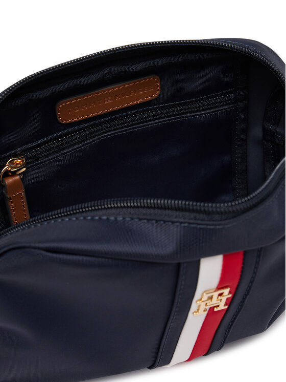 Tommy Hilfiger Tommy Hilfiger Handtasche Popette Camera Bag Corp AW0AW19023 Dunkelblau
