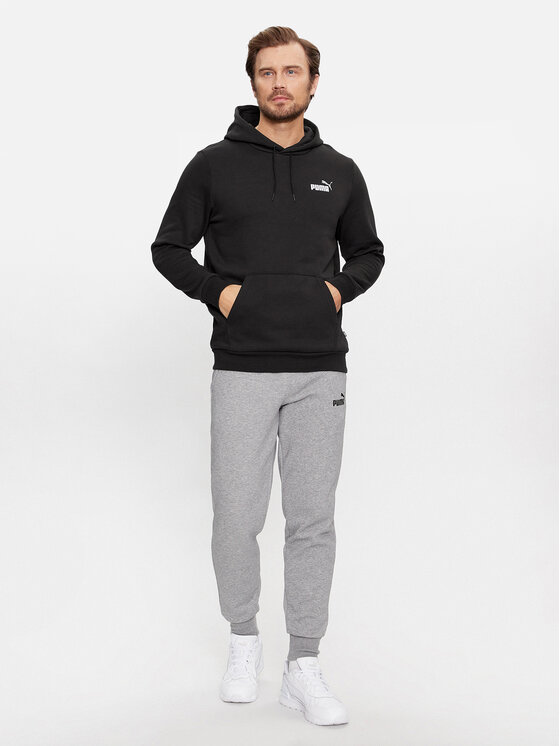 Puma Puma Bluza Ess+ 2 Col Small Logo 674471 Czarny Regular Fit