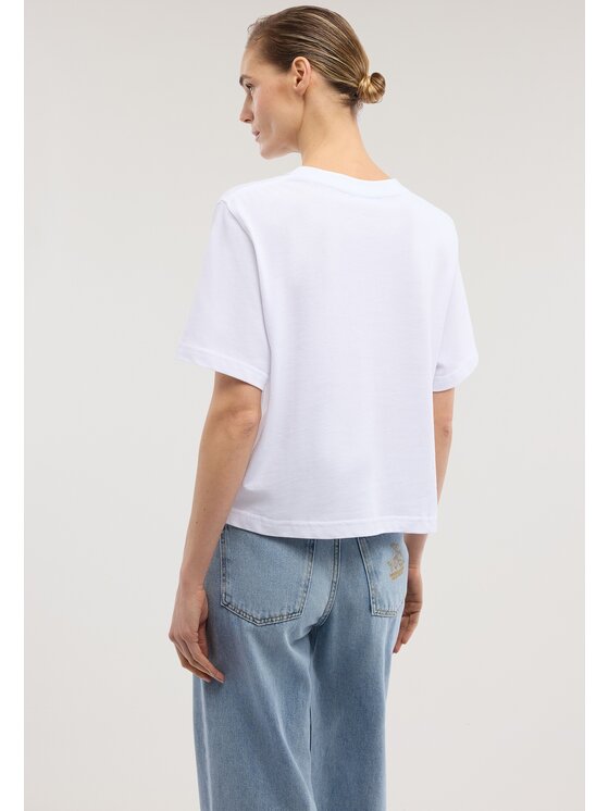 Trussardi Trussardi T-Shirt G1326000239N001 Biały Regular Fit