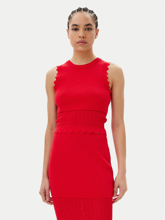 Gaudi Top 511FD43007 Rosso Slim Fit, taglia : M