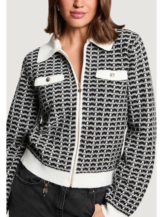 Morgan De Toi Morgan De Toi Cardigan 261-MLILIAN Nero Casual Fit